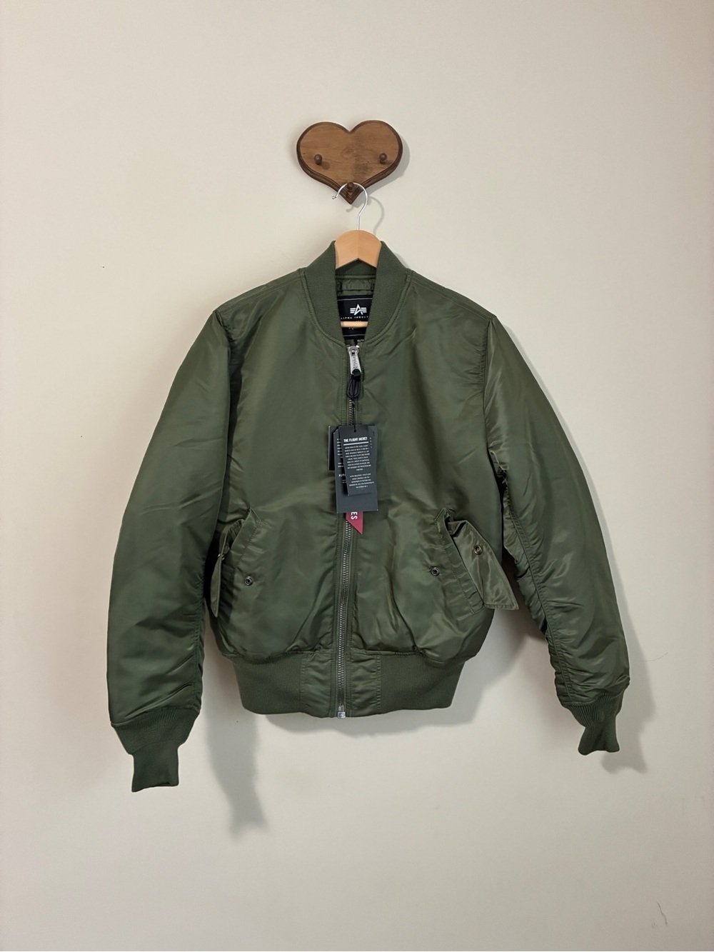 Madewell x Alpha Industries MA-I Flight Jacket in Olive Green